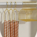 Curved Aluminium Scarf Hangers Set of 4 – image 9