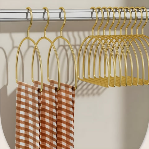 Curved Aluminium Scarf Hangers Set of 4 – image 9