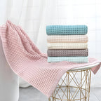 Waffle Weave Cotton Bath Towel – image 2