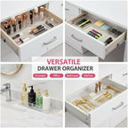 Drawer Organiser Plastic Storage Trays Set Kitchen Office Bathroom