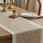 Damask Floral Tassel Table Runner – image 7