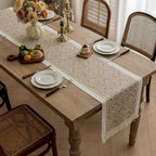 Damask Floral Tassel Table Runner – image 8