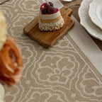 Damask Floral Tassel Table Runner – image 3