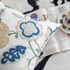 Tufted Floral Embroidered Cushion Cover – image 10