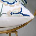 Tufted Floral Embroidered Cushion Cover – image 9