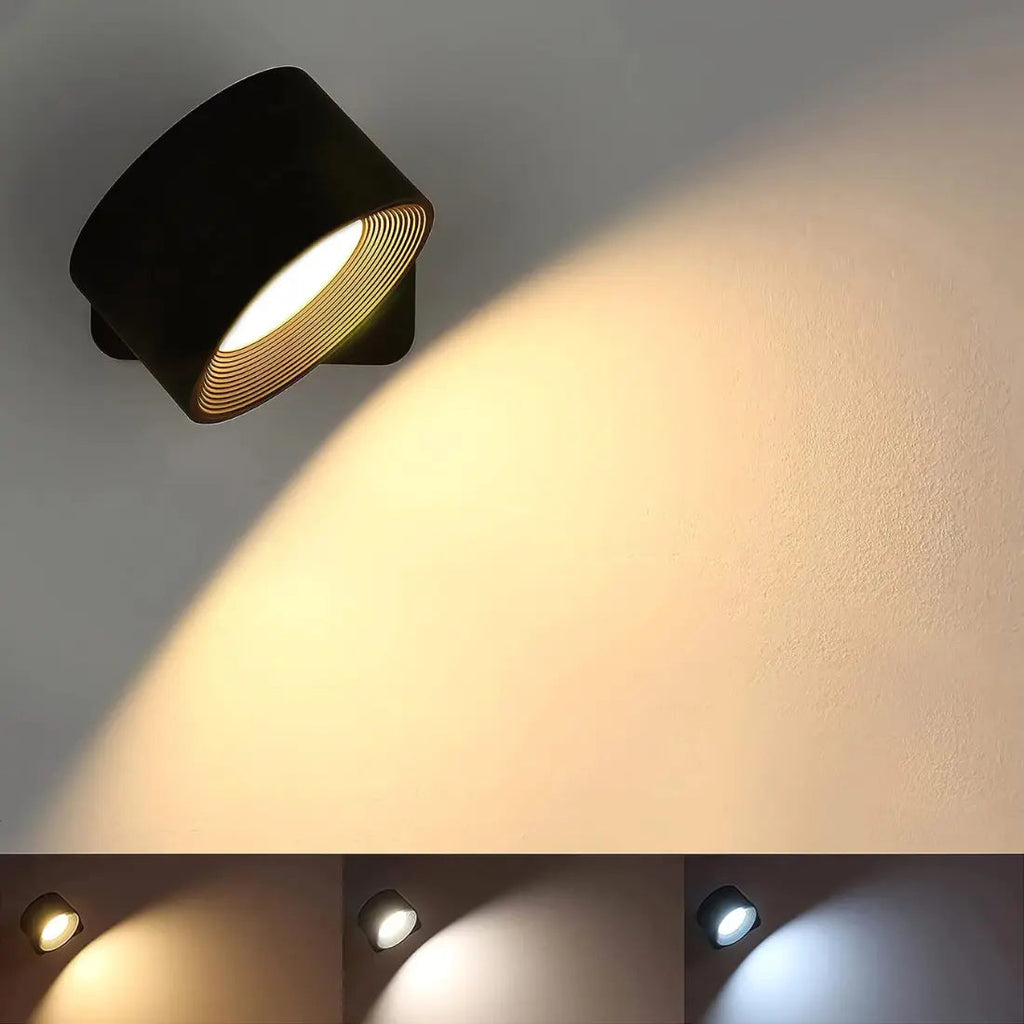 Rotating USB Rechargeable Magnetic Wall Light