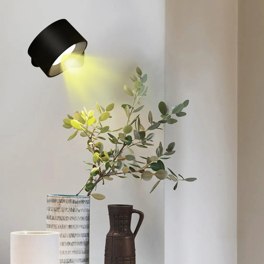 Rotating USB Rechargeable Magnetic Wall Light