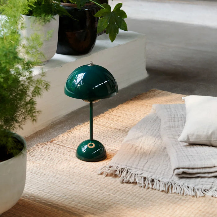 Mushroom Pod Table Lamp, Rechargeable Touch-Dimmable LED Light - product view 3