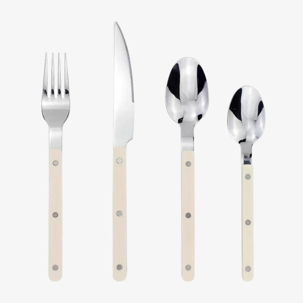 Engraved Handle Cutlery Set, 24 Pieces – product image 9
