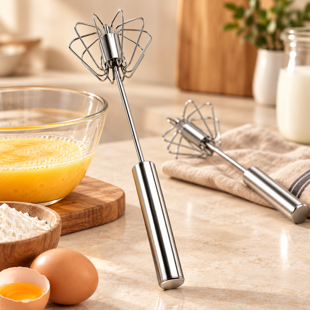 Egg Beater Manual Whisk Kitchen Utensil