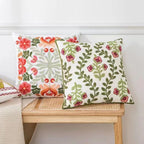Colourful Floral Print Cushion Cover – image 2