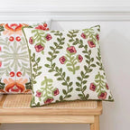 Colourful Floral Print Cushion Cover – image 5