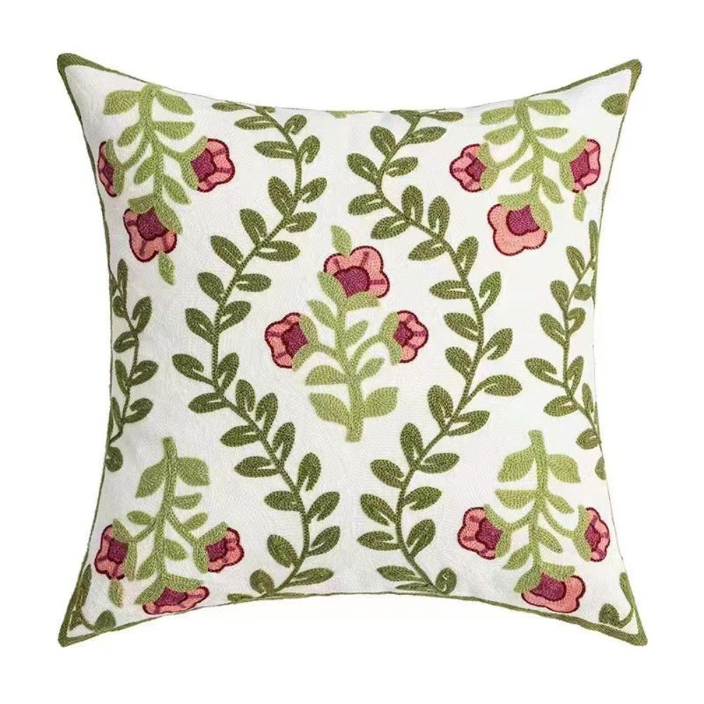 Colourful Floral Print Cushion Cover – image 4