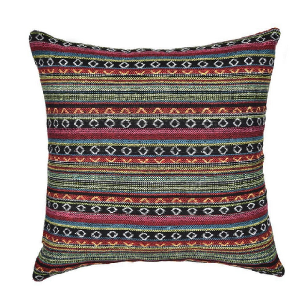 Woven Geometric Stripe Cushion Cover – image 7