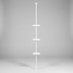 Shower Shelf Tension Pole Adjustable Corner Bathroom Storage Rack