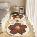 Floral Shaped Soft Bedroom Rug with Non-Slip Backing — product view 3