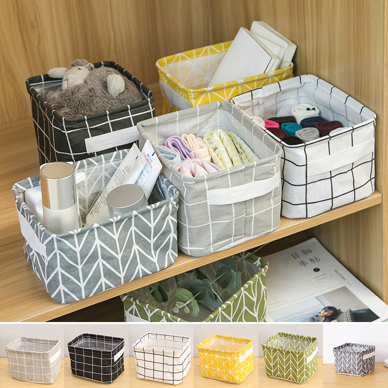 Patterned Canvas Storage Basket – product image 9