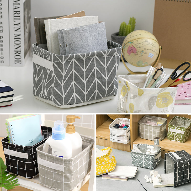 Patterned Canvas Storage Basket – product image 8