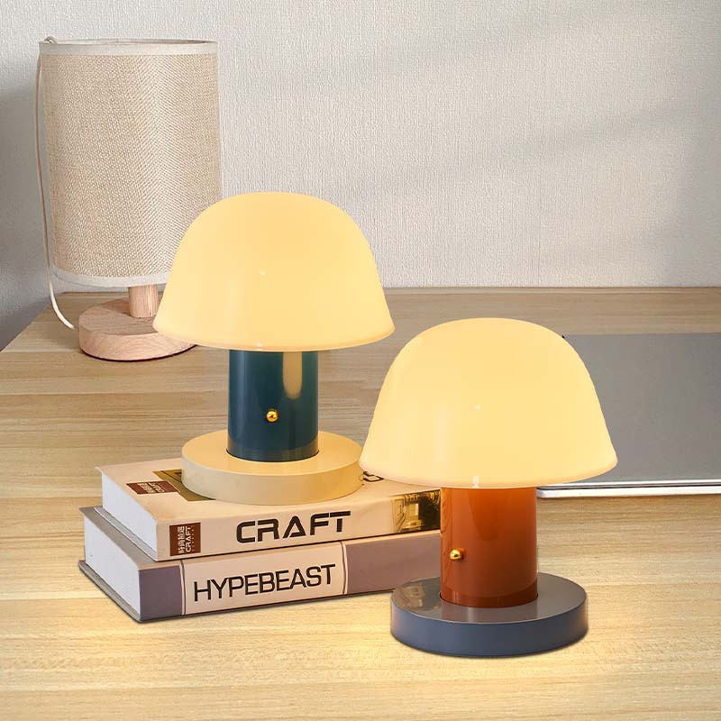 Rechargeable Mushroom Table Lamp, USB-C Dimmable LED Light - product view 5