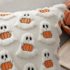 Faux Fleece Pumpkin Halloween Cushion Cover – image 8