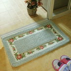 Floral Border Microfibre Bath Mat – image 8