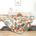 Garden-Inspired Reversible Blanket for Sofa and Bed - product view 1