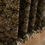 Vintage Floral Boho Curtain Panel — product view 8