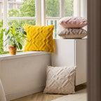 Textured Diamond Plush Cushion Cover – image 1