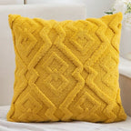 Textured Diamond Plush Cushion Cover – image 3