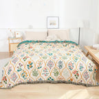 Garden Floral Cotton Blanket for Everyday Comfort - product view 1