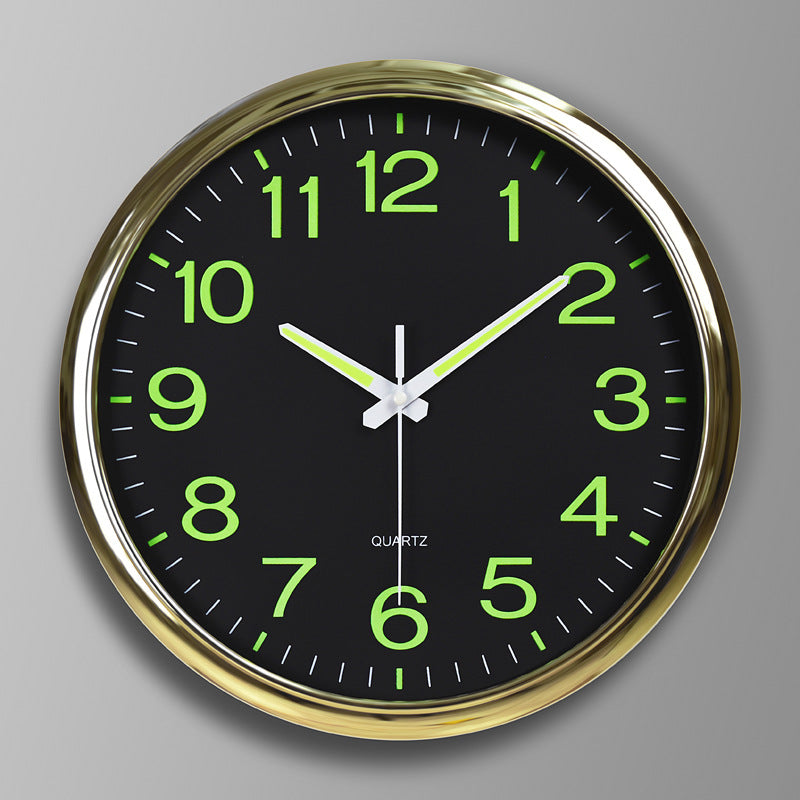 Glow Dial Silent Wall Clock, 30 cm