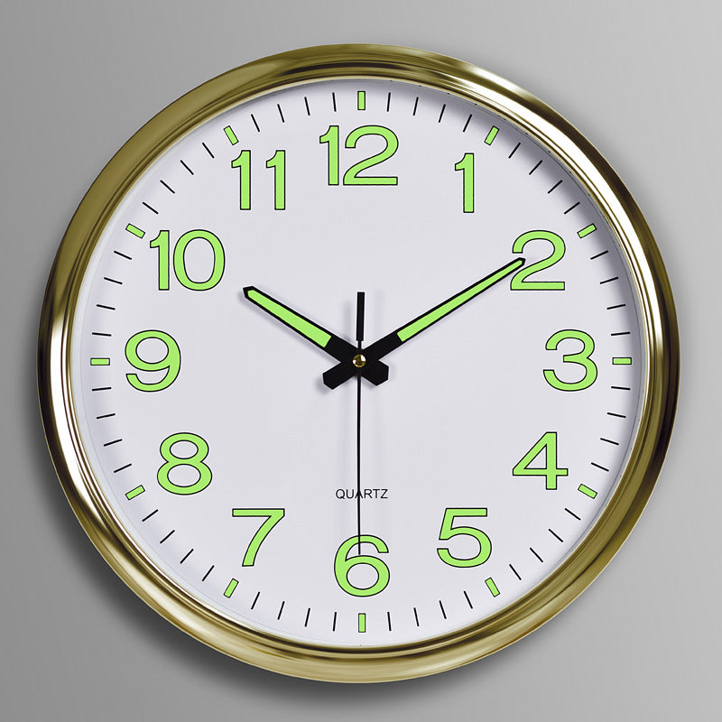 Glow Dial Silent Wall Clock, 30 cm