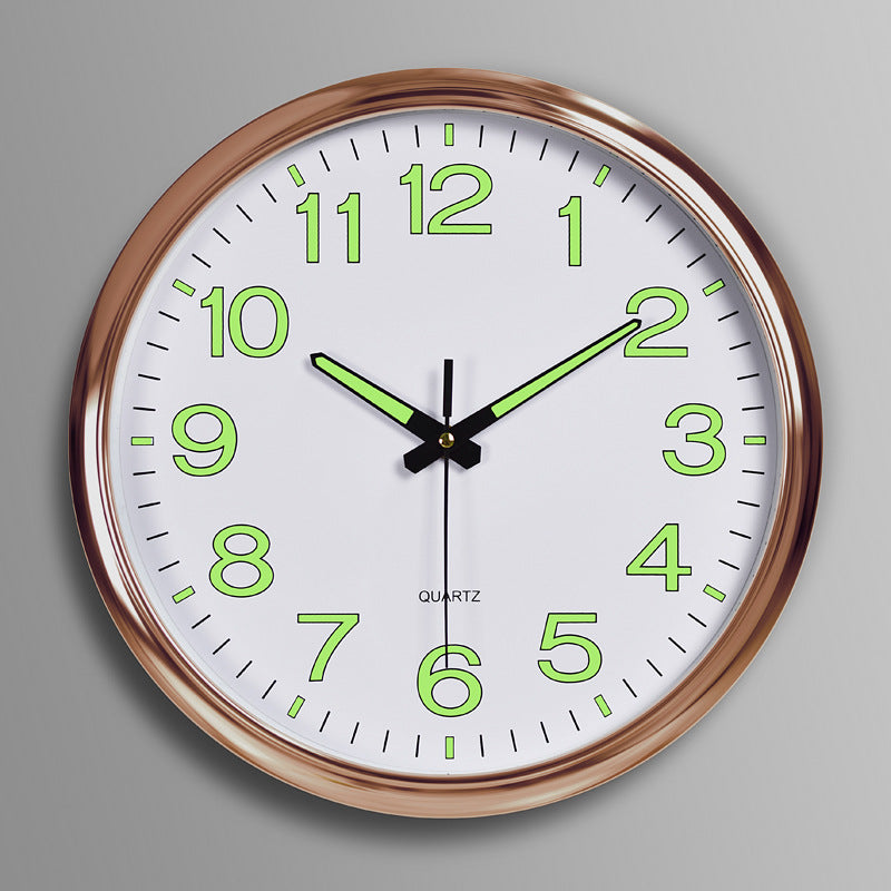 Glow Dial Silent Wall Clock, 30 cm