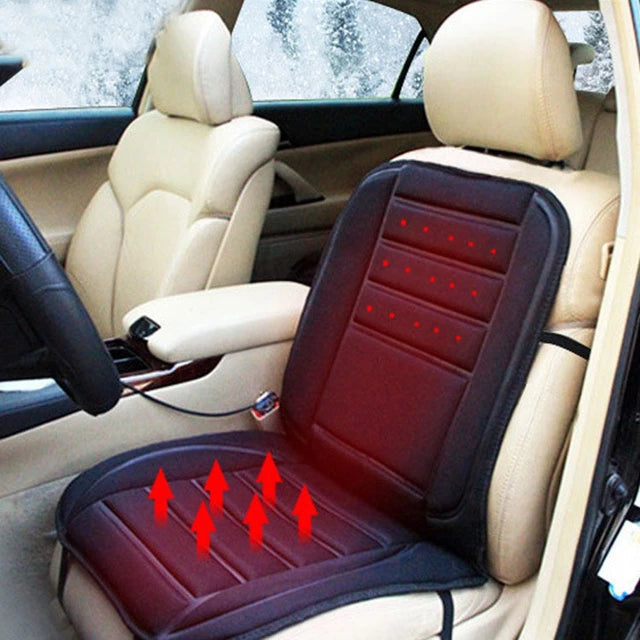 12V Heated Car Seat Cover, 45W with Securing Hooks — product view 1