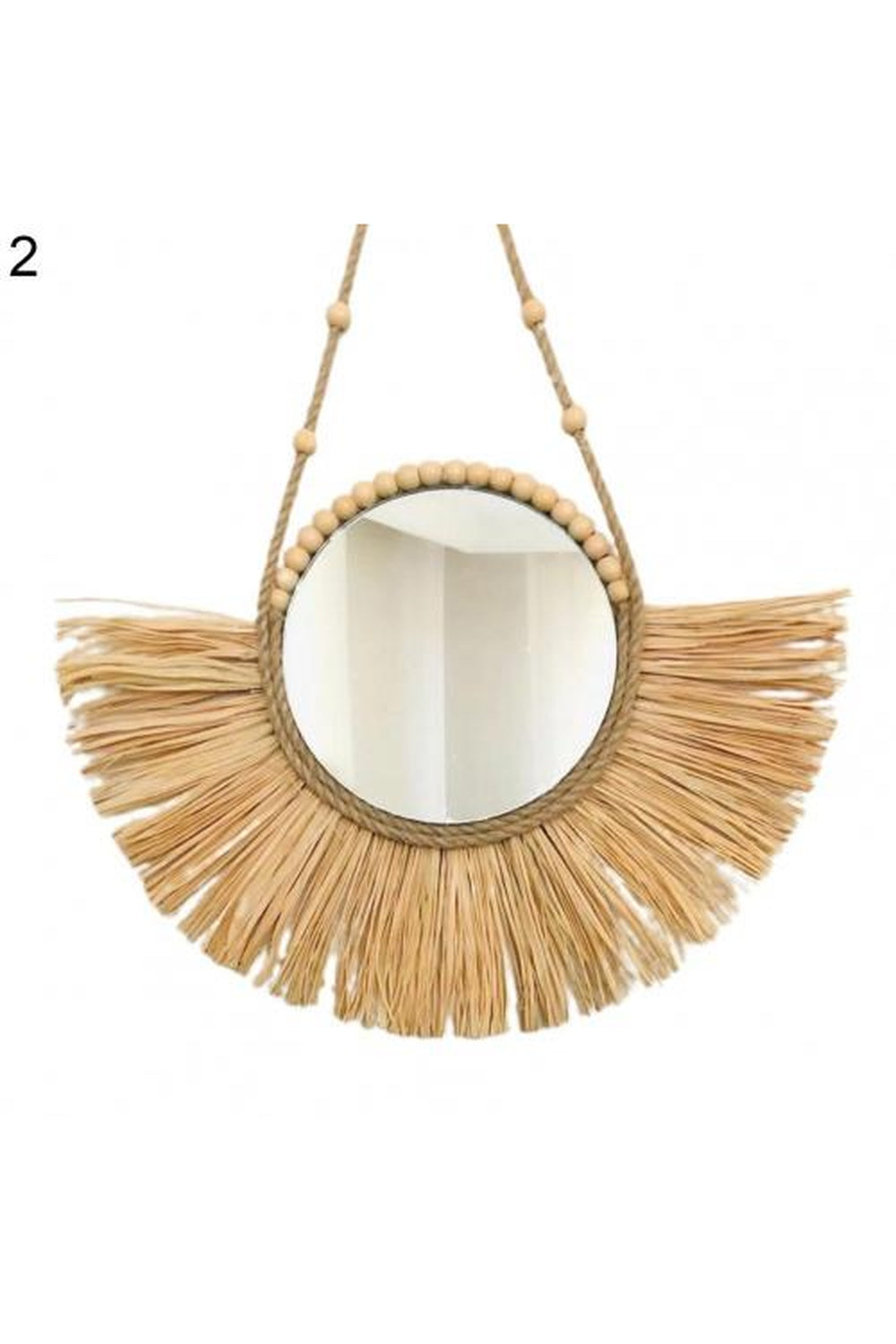 Seagrass Sunburst Decorative Mirror