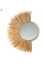 Seagrass Sunburst Decorative Mirror