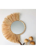 Seagrass Sunburst Decorative Mirror