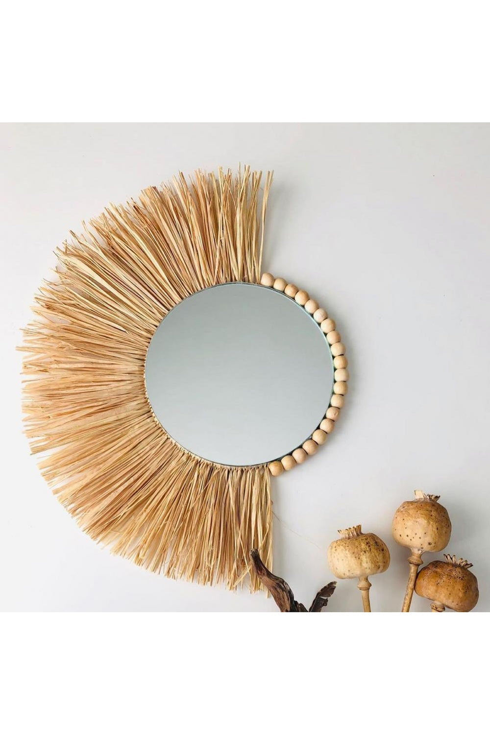 Seagrass Sunburst Decorative Mirror