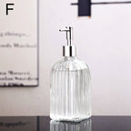 Textured Glass Pump Soap Dispenser, 400 mL – product image 11