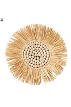 Seagrass Sunburst Decorative Mirror