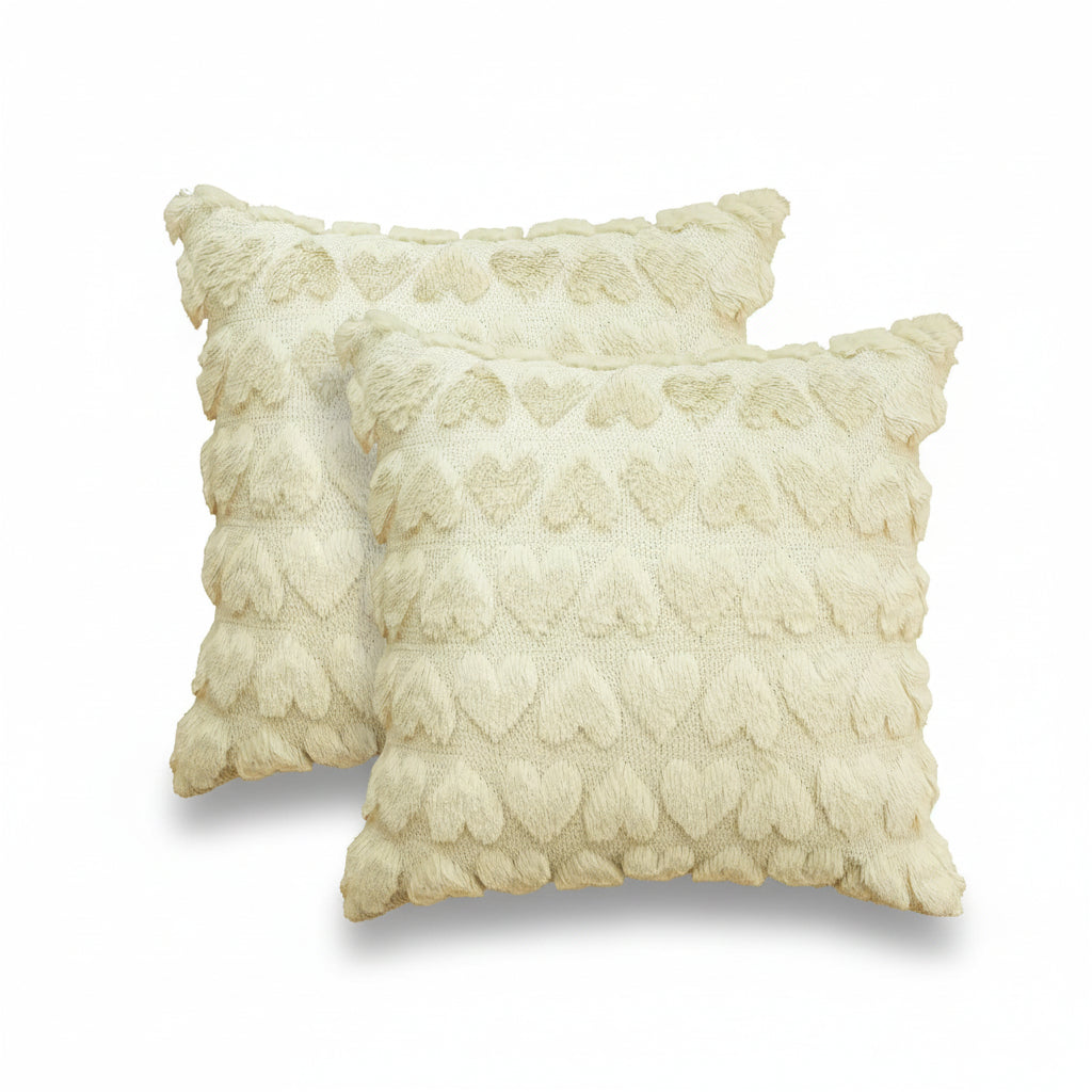 Heart Pattern Cushion Cover, Decorative Sofa Pillowcase — product view 1