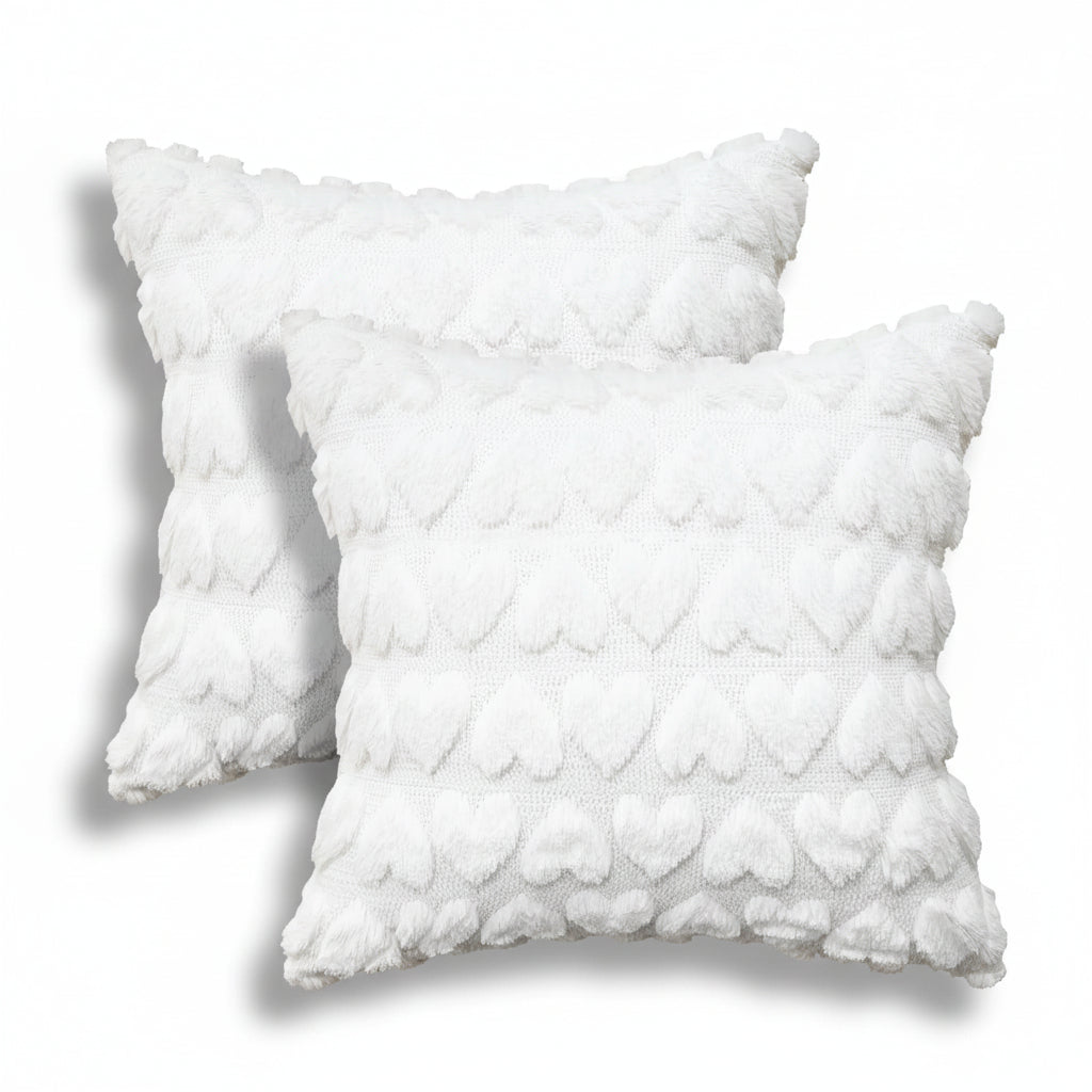 Heart Pattern Cushion Cover, Decorative Sofa Pillowcase — product view 4
