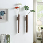 Solid Wood Wall Bud Vase