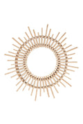 Rattan Sunburst Wall Mirror