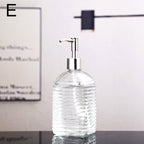 Textured Glass Pump Soap Dispenser, 400 mL – product image 10