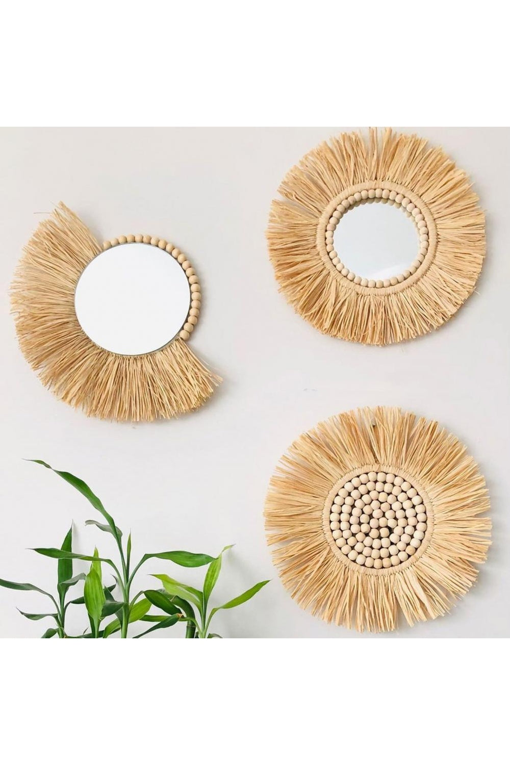 Seagrass Sunburst Decorative Mirror