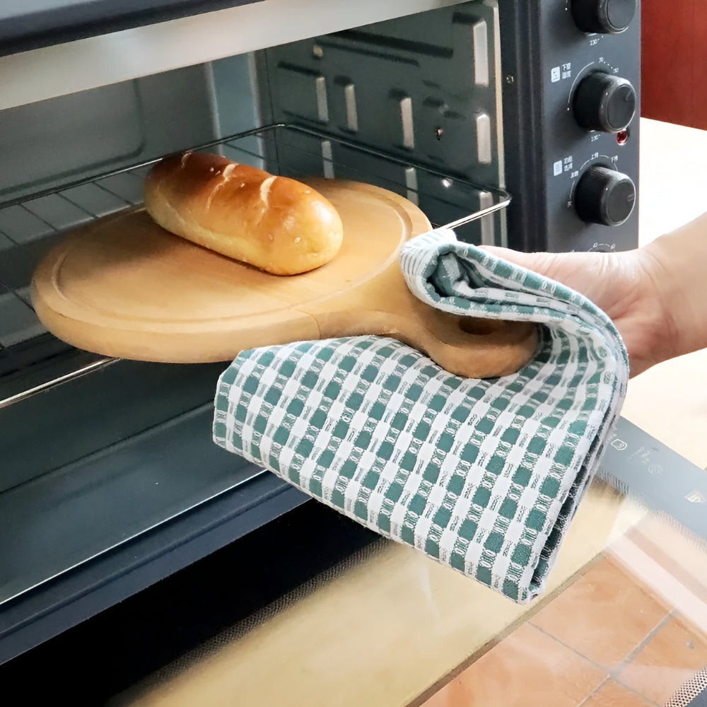 Kitchen Tea Towels, Set of 3 Absorbent Cleaning Cloths - product view 3