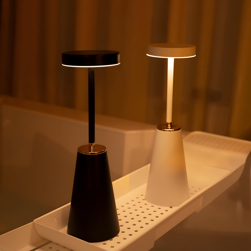 Slim Rechargeable Table Lamp, 3-Colour Touch-Dimmable LED Light - product view 1
