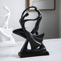 Abstract Dancing Figure Resin Sculpture