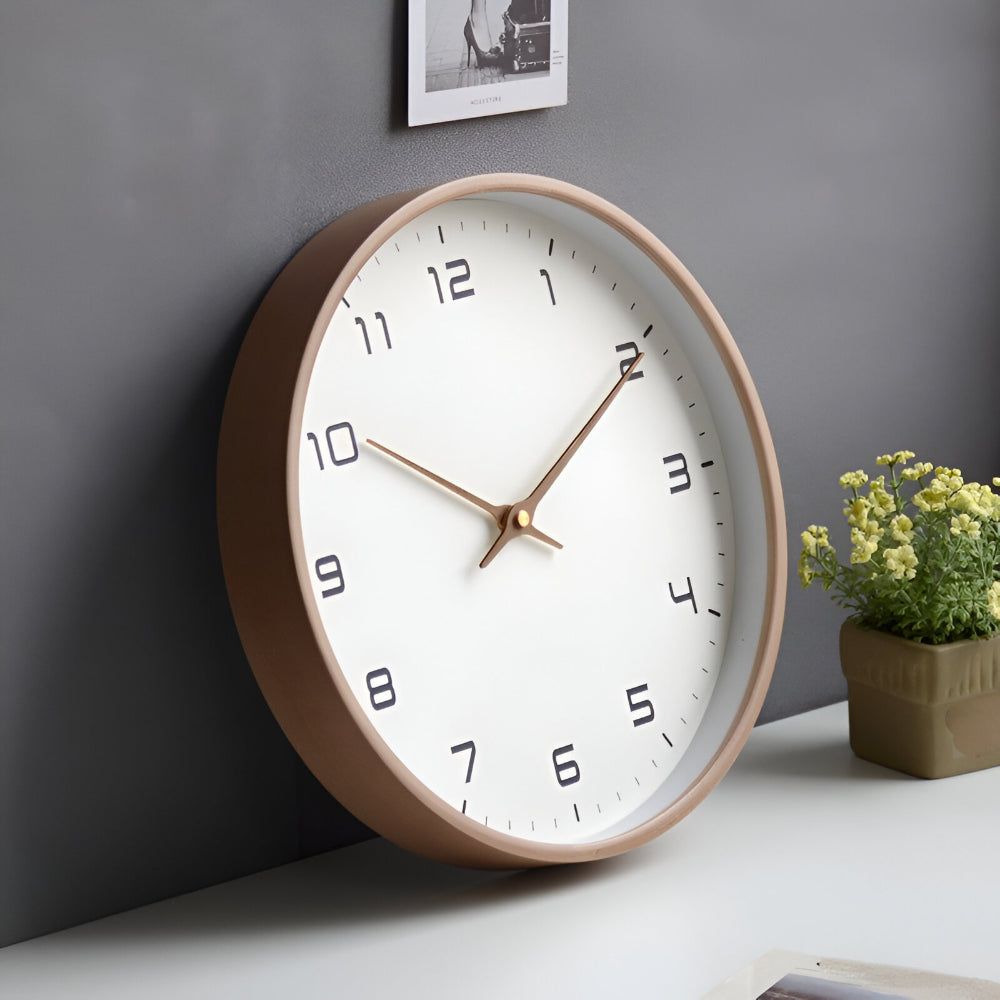 Silent Wooden Wall Clock, 25 or 30 cm — product view 7